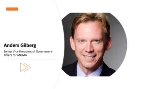 Anders Gilberg gives an interview