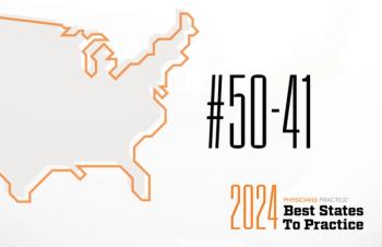 2024 Physicians Practice best states to practice: 50-41