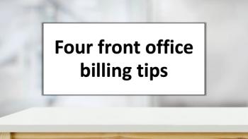 front desk of office